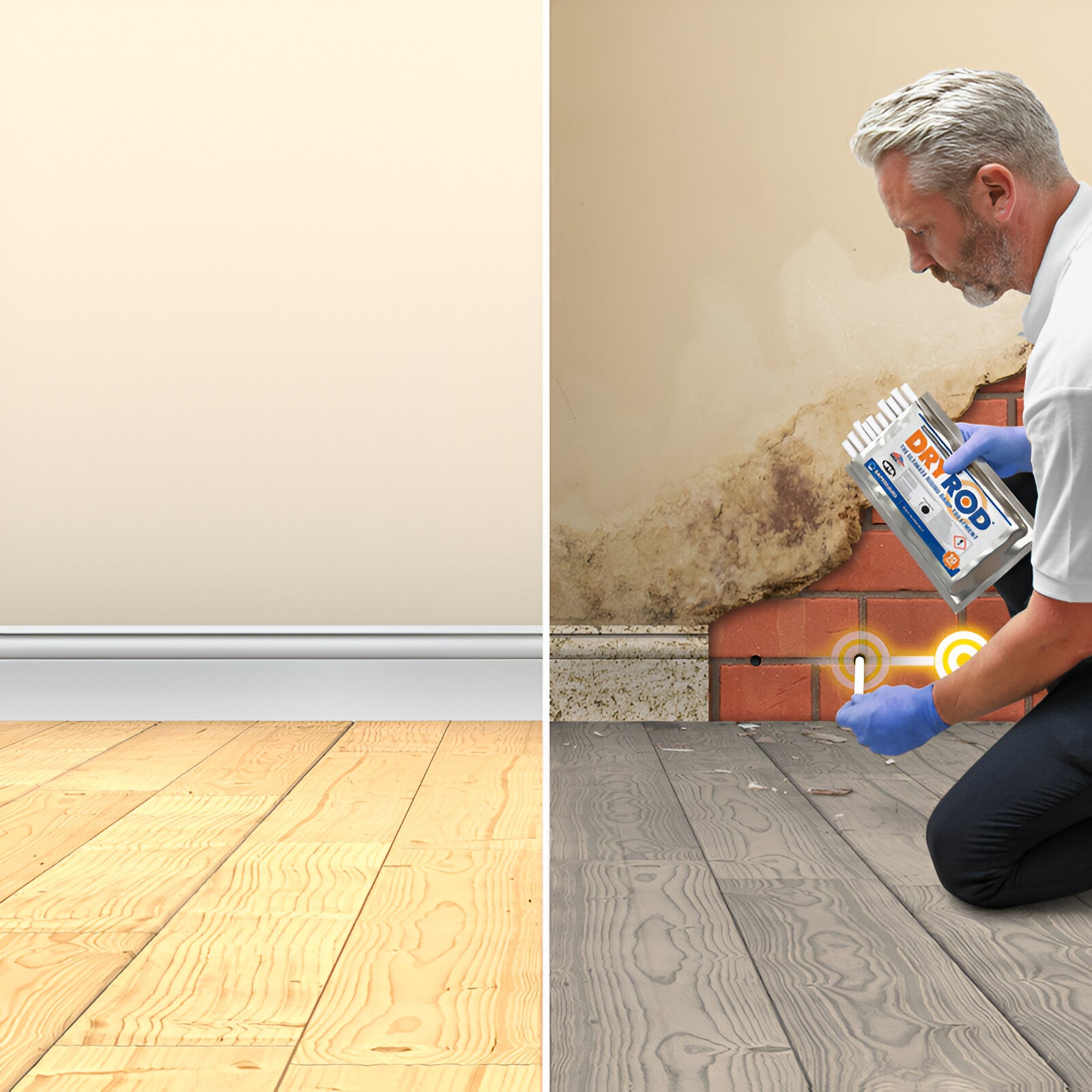DryRod Installation before and after